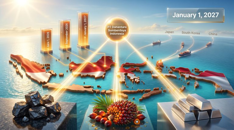 Indonesia export control plan timeline map