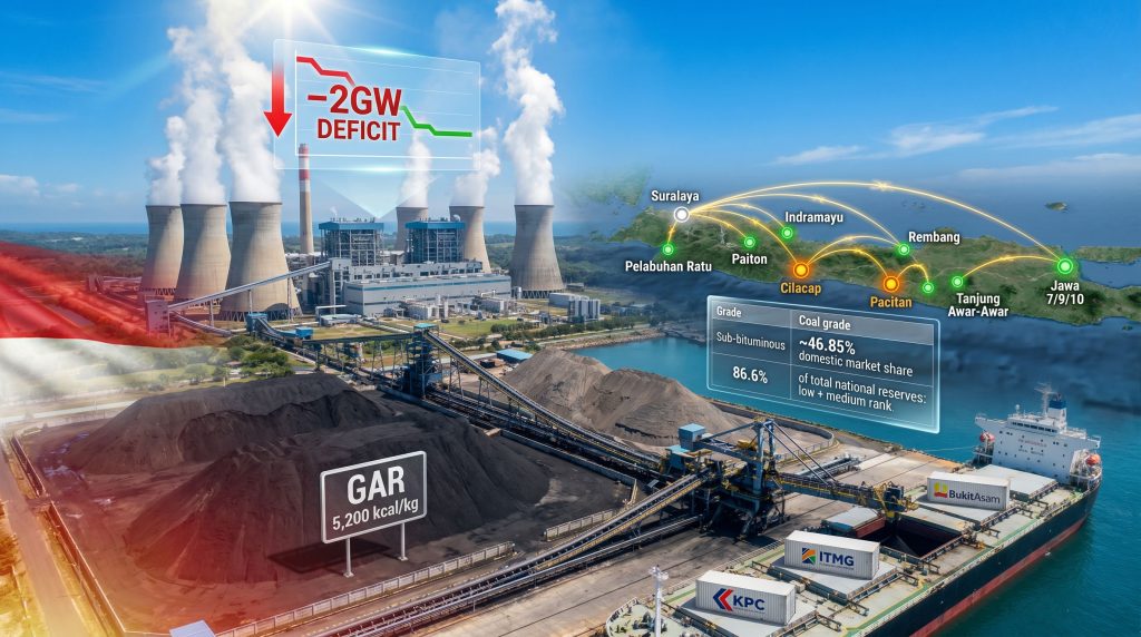 Indonesia medium-rank coal purchases for power plants