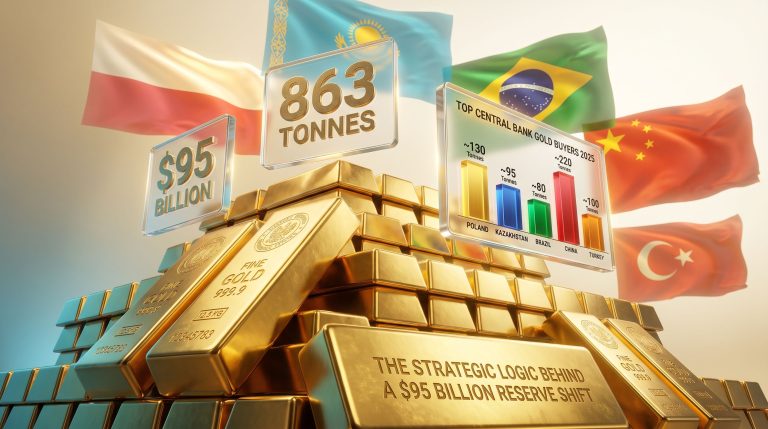Why are central banks buying gold infographic
