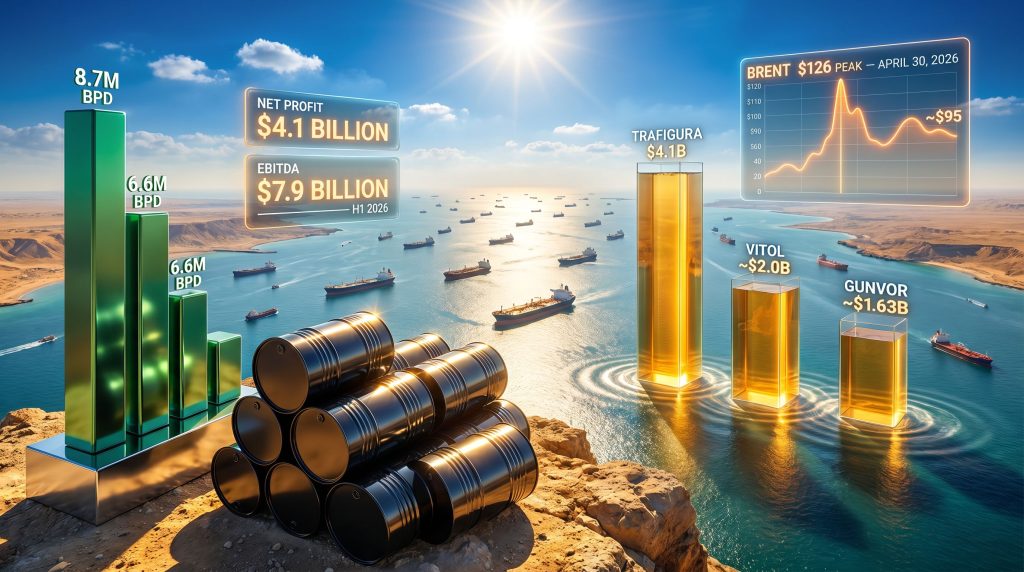Trafigura profit surge after Hormuz closure infographic