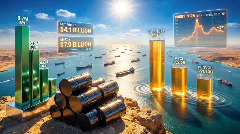 Trafigura profit surge after Hormuz closure infographic
