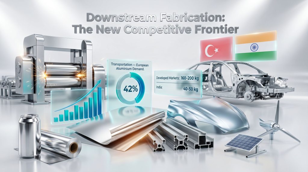 aluminium downstream and end-user demand growth sectors