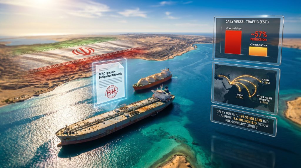 US sanctions on PGSA and shipper engagement impact vessel traffic