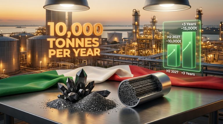 International Graphite Alkeemia Italy graphite processing hub expansion