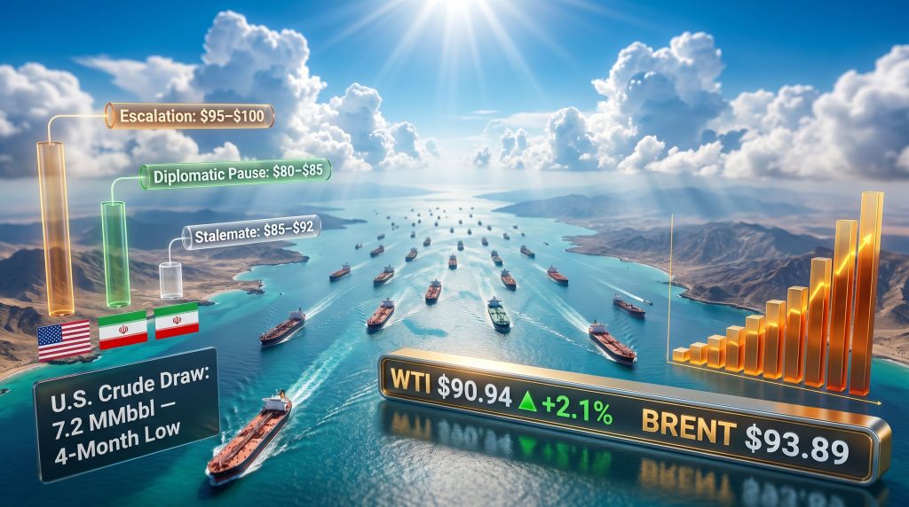 oil climbs above $91 as Trump warns of new strikes against Iran infographic