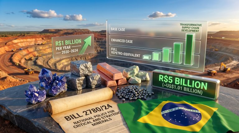 Brazil critical minerals tax bill mining graphic