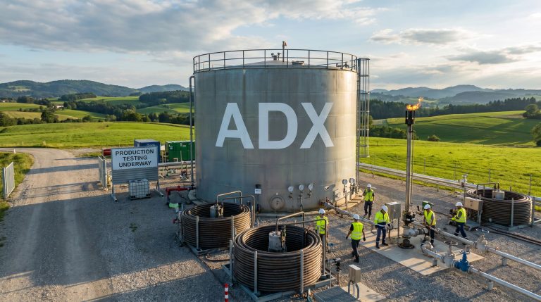 ADX Energy Ltd-ADX-ADX production testing storage facility outdoors