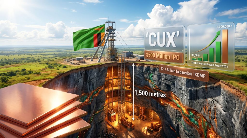 CopperTech IPO Zambia expansion project mine infographic