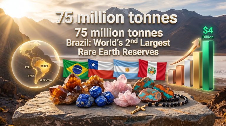 Pope Leo mining rare earth minerals Latin America infographic