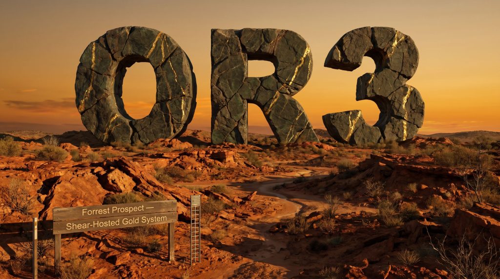 Ore Resources Ltd-OR3-OR3 desert shear-hosted gold system sign
