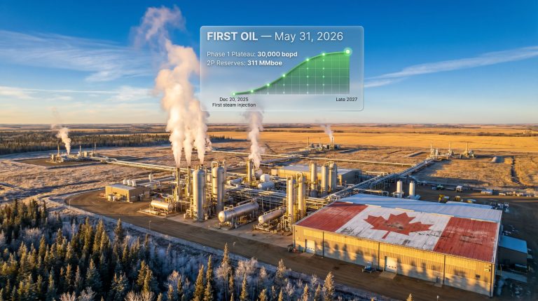 IPC Blackrod Phase 1 first oil facility graphic