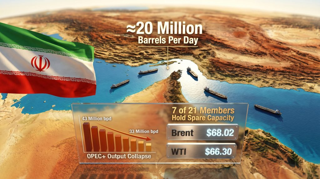 OPEC+ meeting Iran war oil prices map graphic