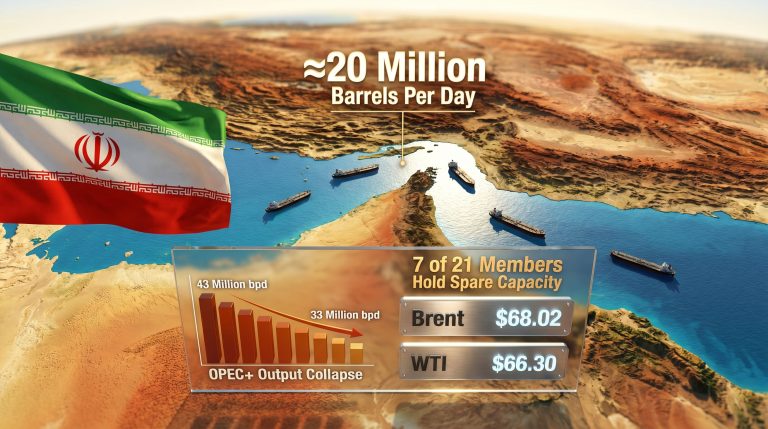 OPEC+ meeting Iran war oil prices map graphic