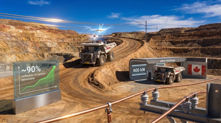 ABB solving the electrification puzzle in mining haul trucks charging