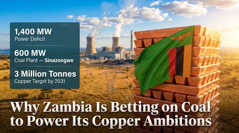 ZCCM-IH and Wonderful Group 600MW coal plant in Zambia infographic