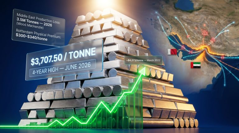 aluminum prices on Hormuz supply woes surge