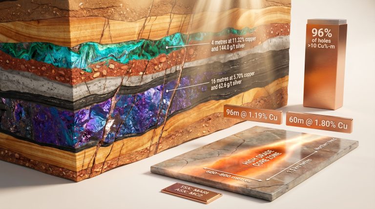Pampa Medina maiden Mineral Resource Estimate diagram