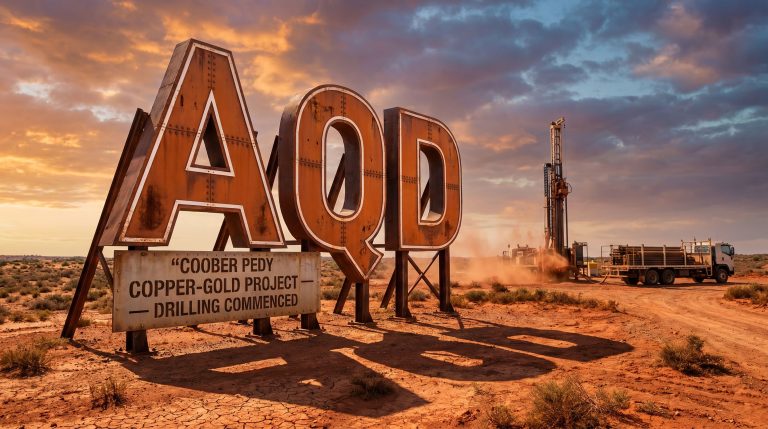 Ausquest Ltd-AQD-AQD Coober Pedy copper-gold drilling site