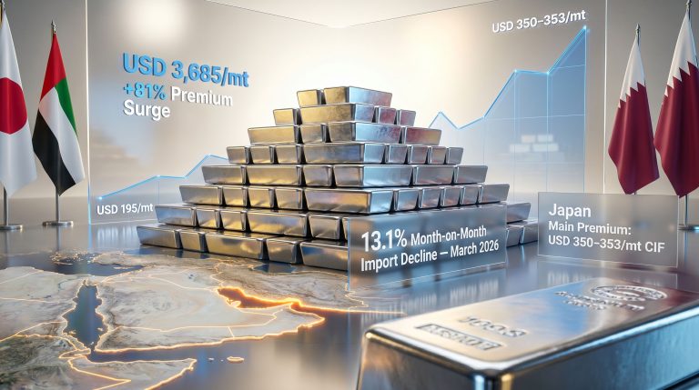 Japan aluminium prices Middle East tensions surge
