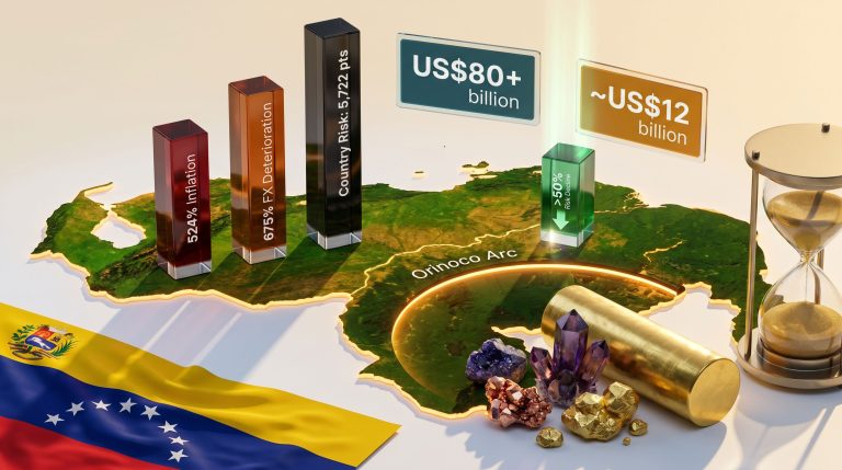 Venezuela foreign investment before the end of the Trump administration infographic map
