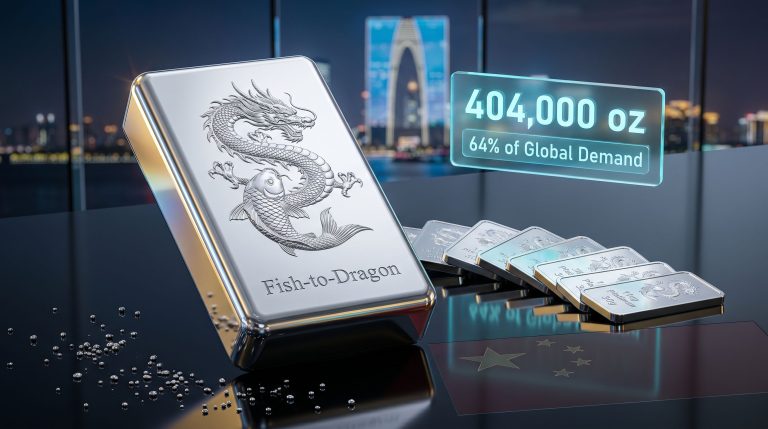 Shanghai Platinum Week platinum investment bars display