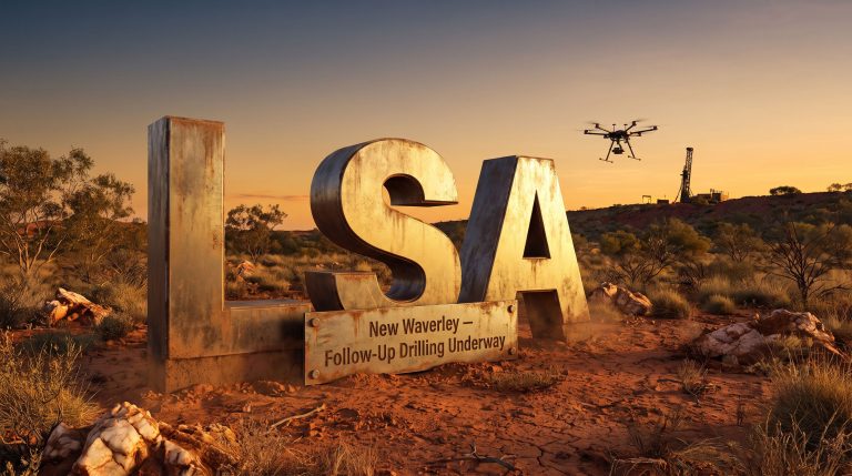 Lachlan Star Ltd-LSA-LSA follow-up drilling in desert landscape