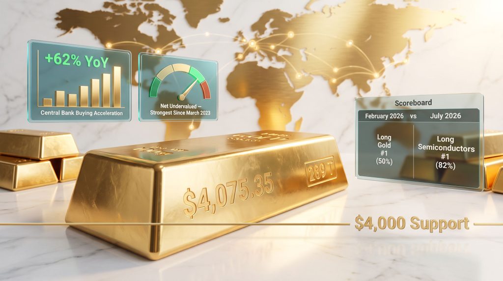 Gold Undervalued as Central Banks Extend Buying
