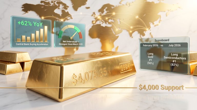 Gold Undervalued as Central Banks Extend Buying