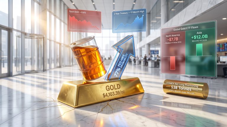Oil Rally Pressures Gold & Raises Fed Hike Expectations