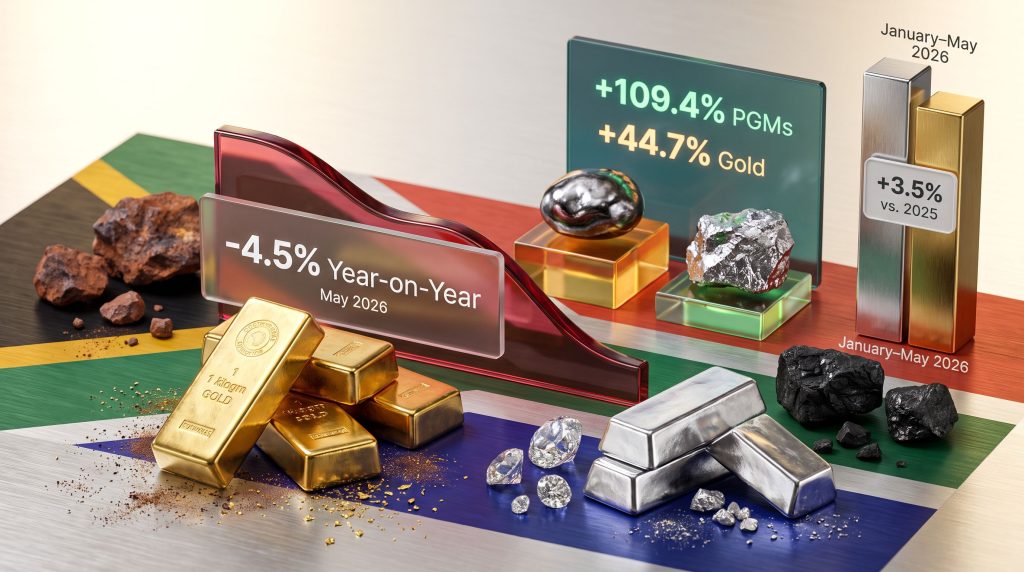 South Africa mine production weakens despite gains