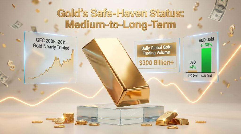 why gold is down during geopolitical crisis trends