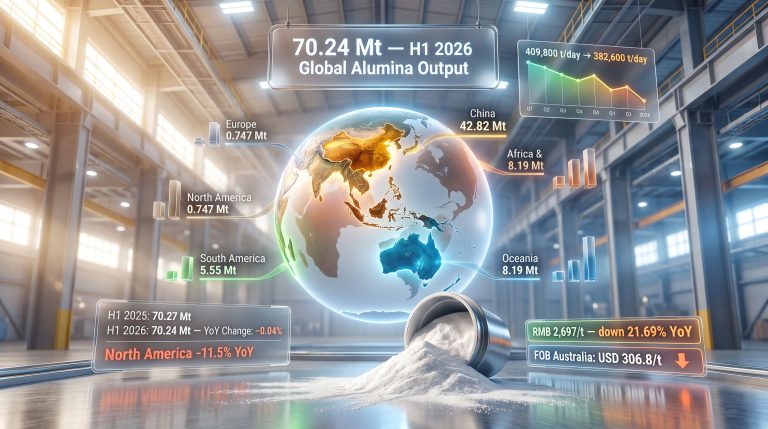 Global Alumina Production H1 2026: Key Regional Trends