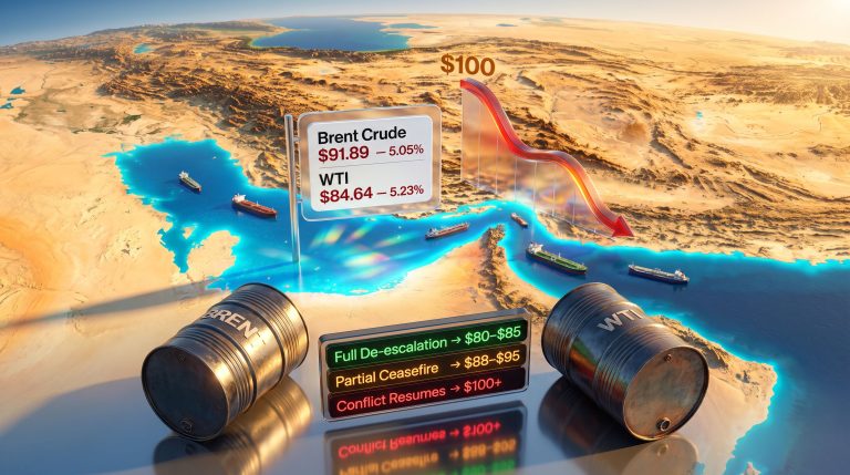 Oil Slips 5% After US-Iran Pause Fighting in 2026