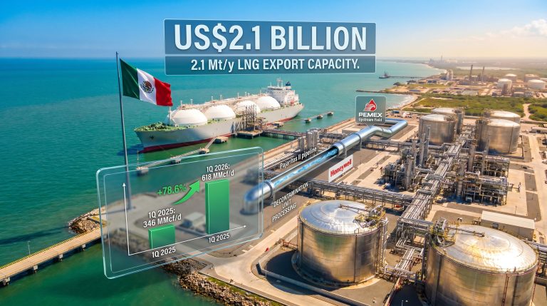 URSUS Energy Coatzacoalcos LNG plant rendering