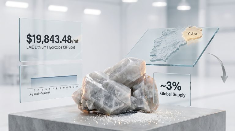 lithium price recovery and CATL Jianxiawo mine restart infographic
