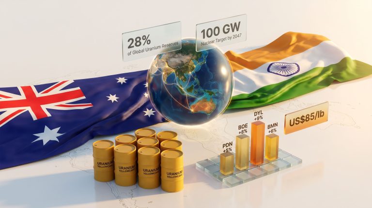 Australia uranium supply agreement with India infographic