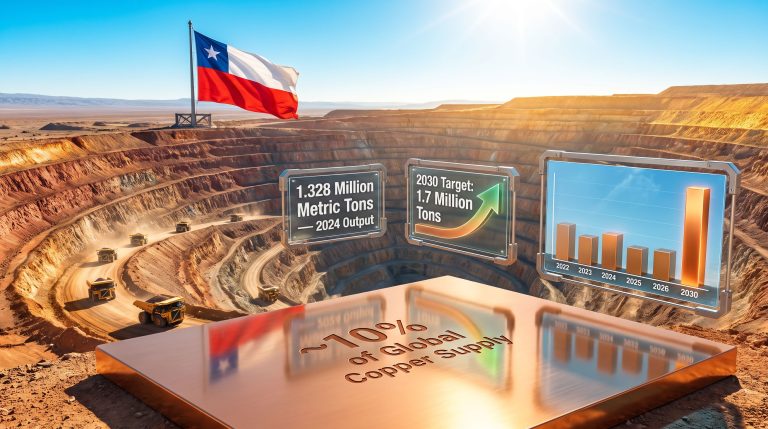 Codelco copper output flat in coming years mine graphic