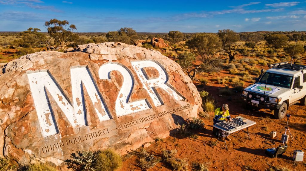 Miramar Resources Ltd-M2R-M2R Chain Pool Project drilling site