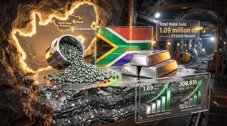 Northam Platinum chrome production surge infographic