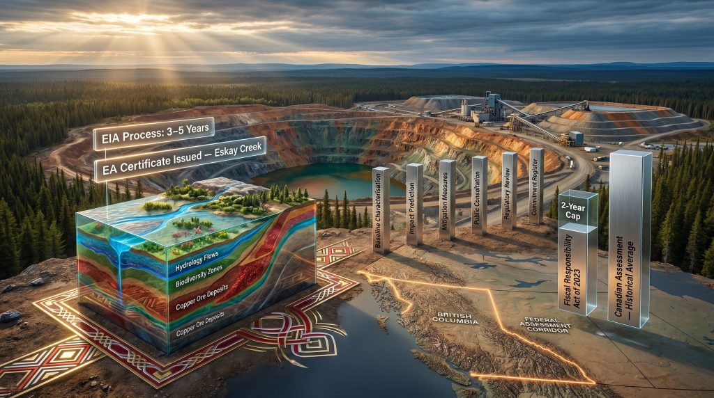 environmental assessment decisions in mining process infographic