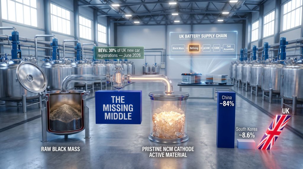 UK EV Battery Supply Chain: Closing the Midstream Gap