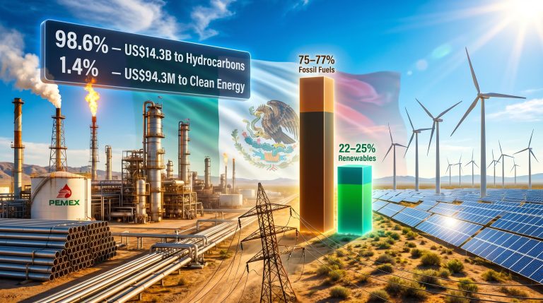 Mexico energy strategy fossil fuels versus electrification comparison