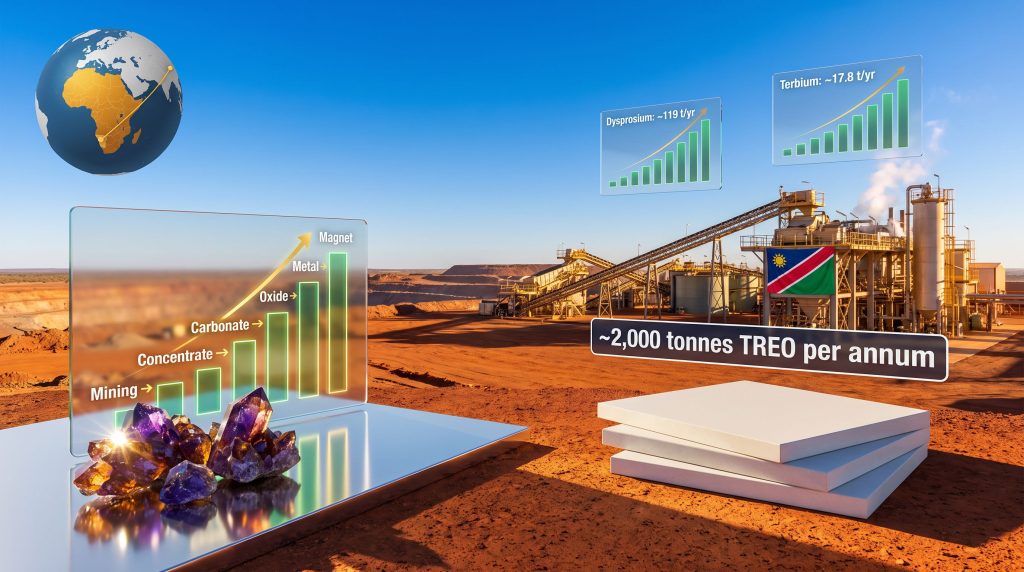 Namibia Lofdal Rare Earth Processing & HREE Value