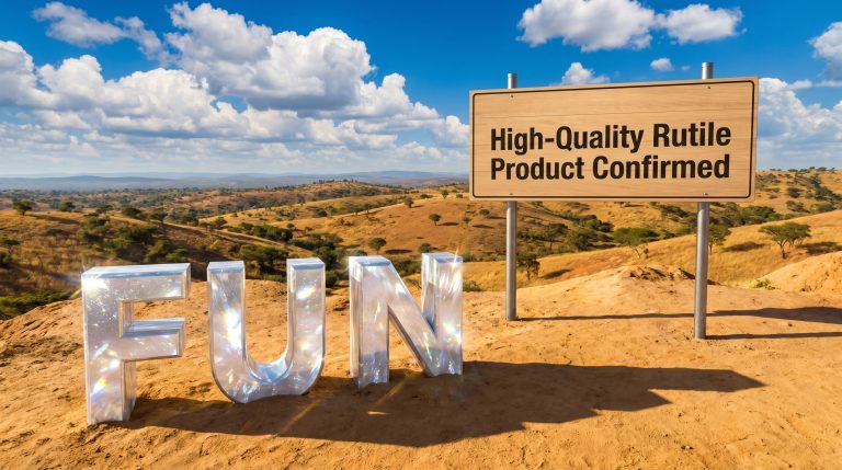Fortuna Metals Ltd-FUN-High-Quality Rutile Product Confirmed sign in landscape