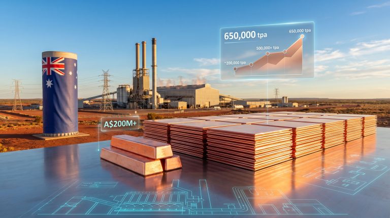 BHP Olympic Dam smelter expansion contract illustration