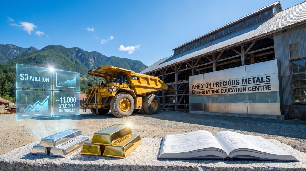 Wheaton donation to Britannia Mine Museum education centre announcement
