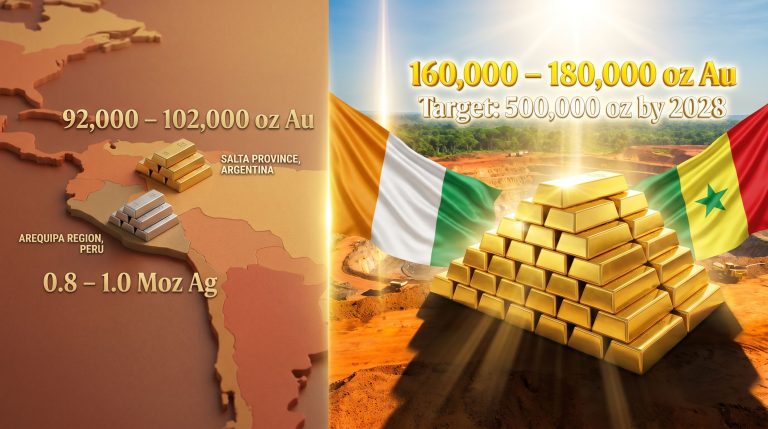 Fortuna Mining investment in Argentina and Peru to boost gold production infographic