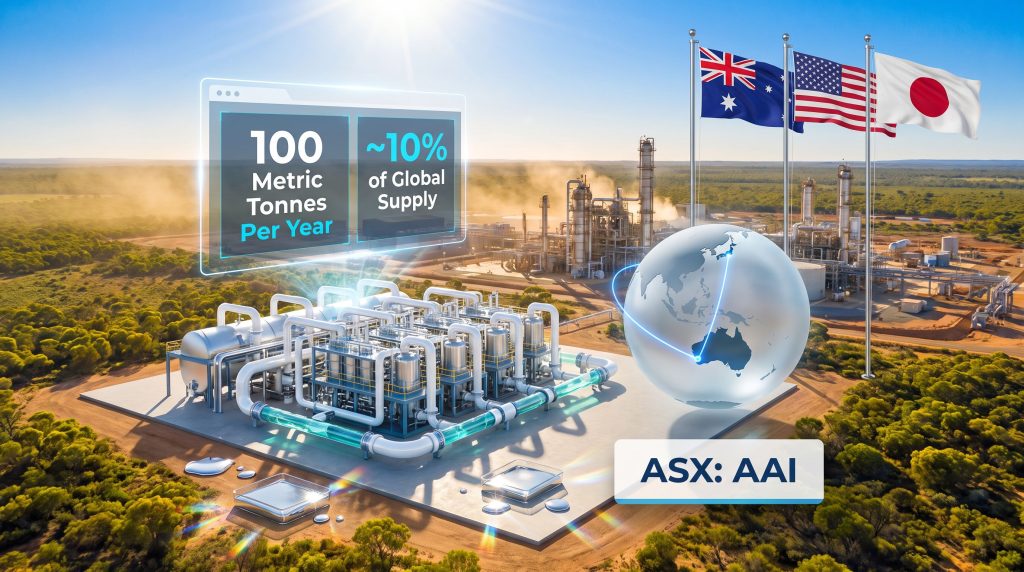 Alcoa WA gallium plant global supply graphic