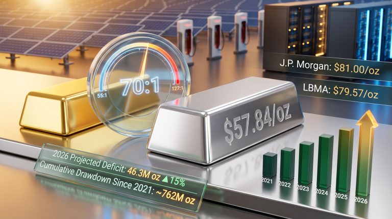 Gold-Silver Ratio vs Silver Deficits: What It Means