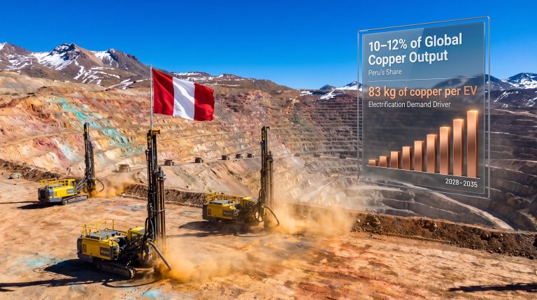 Epiroc order for Peru copper mine drilling rigs